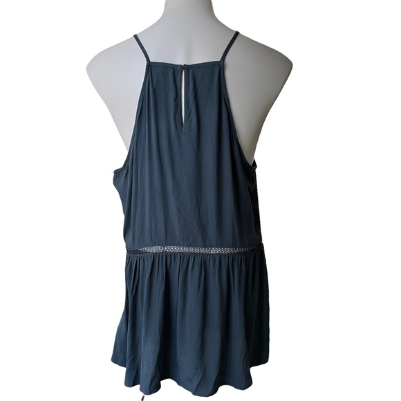 NWT, Trouve Cut Out Spaghetti Strap Drop Waist Tunic Top - Picture 2 of 11